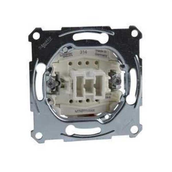 SCHNEIDER ELECTRIC MTN3111-0000 Interruptor 10A de la gama ELEGANCE con función 1P 1 vía metal plástico