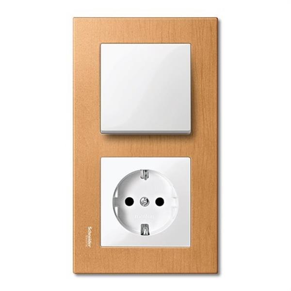 SCHNEIDER ELECTRIC MTN432119 Tecla simple ELEGANCE blanco