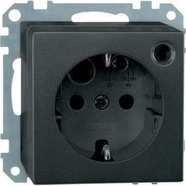 SCHNEIDER ELECTRIC MTN500114 TOMA BIPOLAR TT LATERAL SCHUKO TEMPORIZADO ELEGANCE ANTRACITA