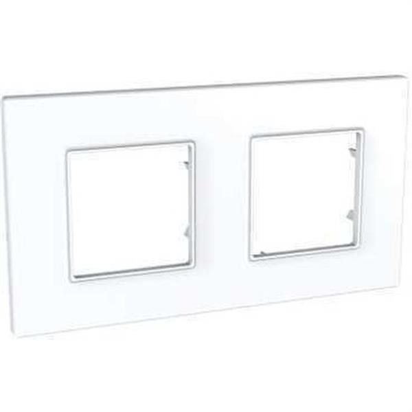 SCHNEIDER ELECTRIC U2.704.18 Marco QUADRO con 2 elementos blanco polar