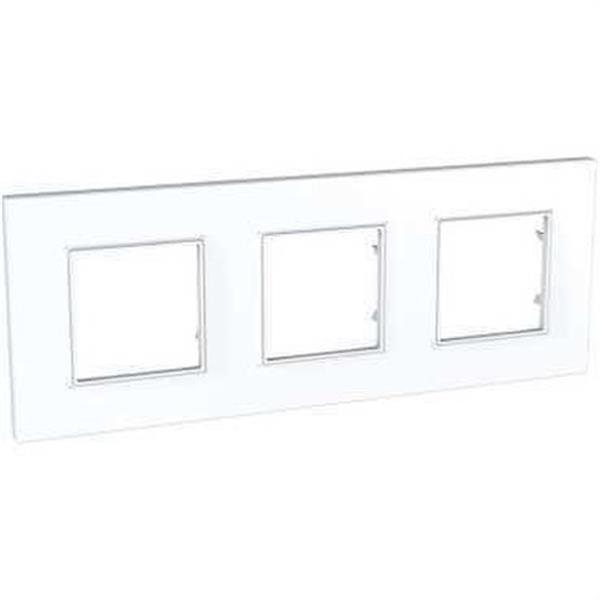 SCHNEIDER ELECTRIC U2.706.18 Marco QUADRO con 3 elementos blanco polar