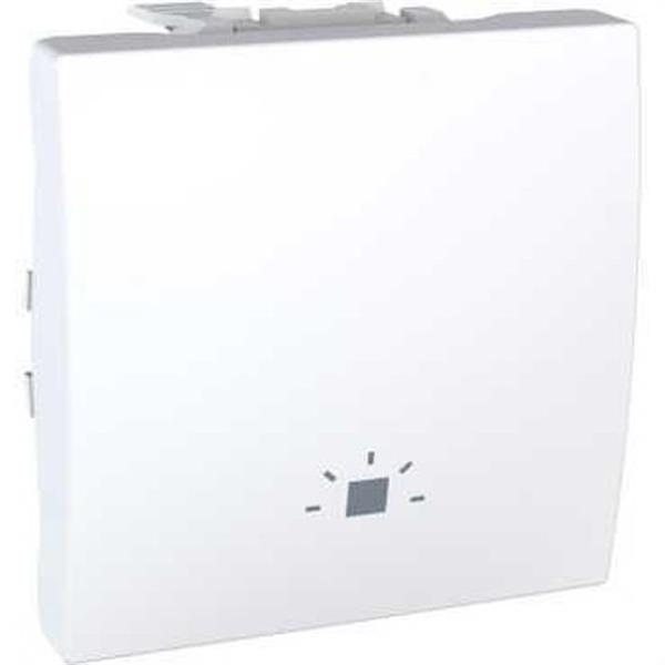 SCHNEIDER ELECTRIC U3.206.18L Pulsador ancho luz blanco polar serie ÚNICA
