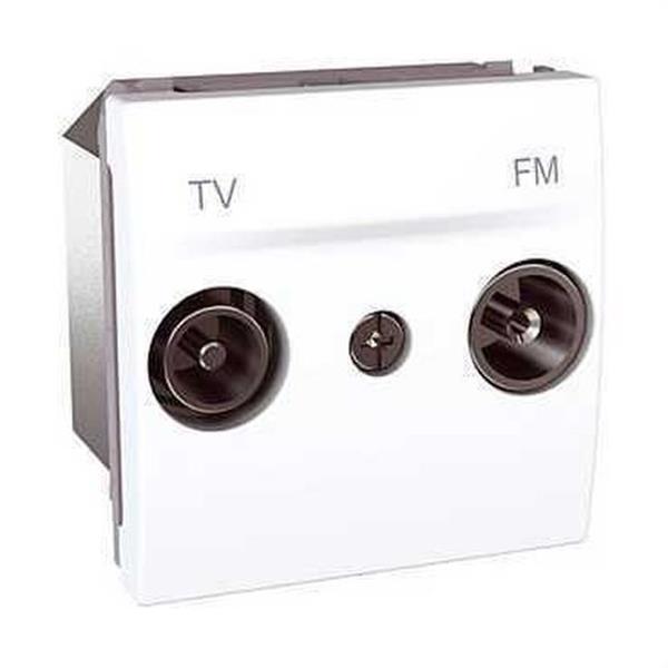 SCHNEIDER ELECTRIC U3.452.18 Toma TV/FM final blanco polar