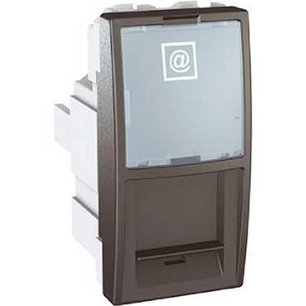 SCHNEIDER ELECTRIC U3.472.12 TOMA RJ-45 CATEGORIA 5E FTP APANTALLADA ESTRECHO GRAFITO