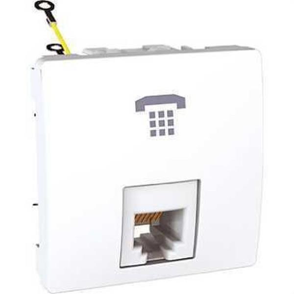 SCHNEIDER ELECTRIC U3.497.18 Toma RJ-12 6 contactos ancho blanco polar serie ÚNICA