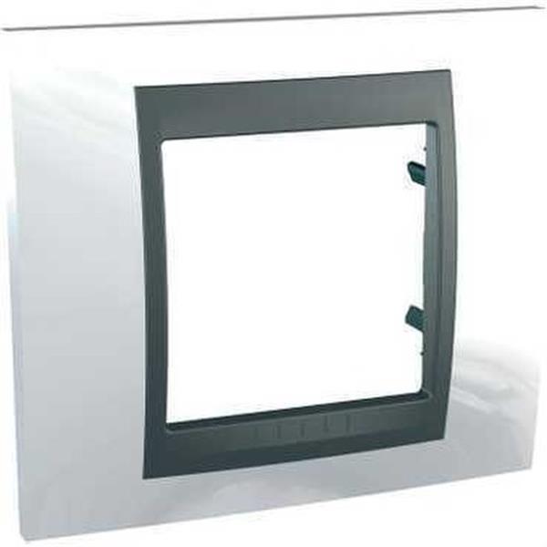 SCHNEIDER ELECTRIC U66.002.292 Marco Unica Top con 1 elemento blanco tecno grafito