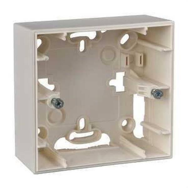 SCHNEIDER ELECTRIC U8.002.25 Caja superficie con 1 elemento serie ÚNICA marfil