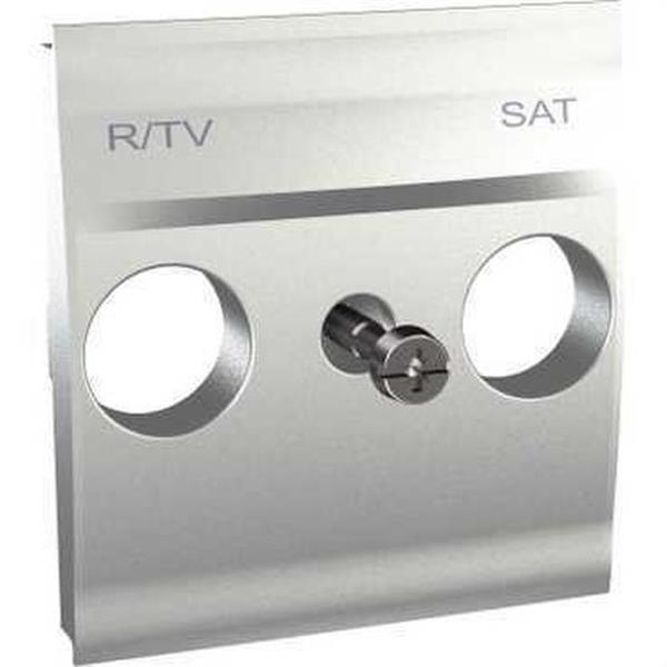 SCHNEIDER ELECTRIC U9.441.30 Caratula toma R-TV/SAT aluminio serie ÚNICA TOP