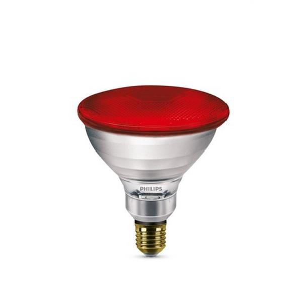 PHILIPS 12898015 Lámpara IR 175W E27 240V PAR38 rojo