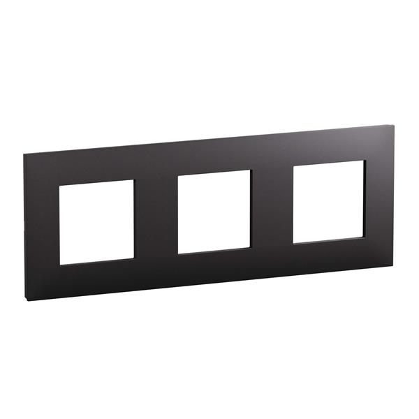 LEGRAND 741053L Placa embellecedora Valena Next 3 elementos, dark