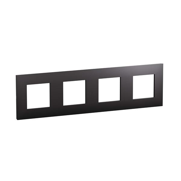 LEGRAND 741054L Placa embellecedora Valena Next 4 elementos, dark