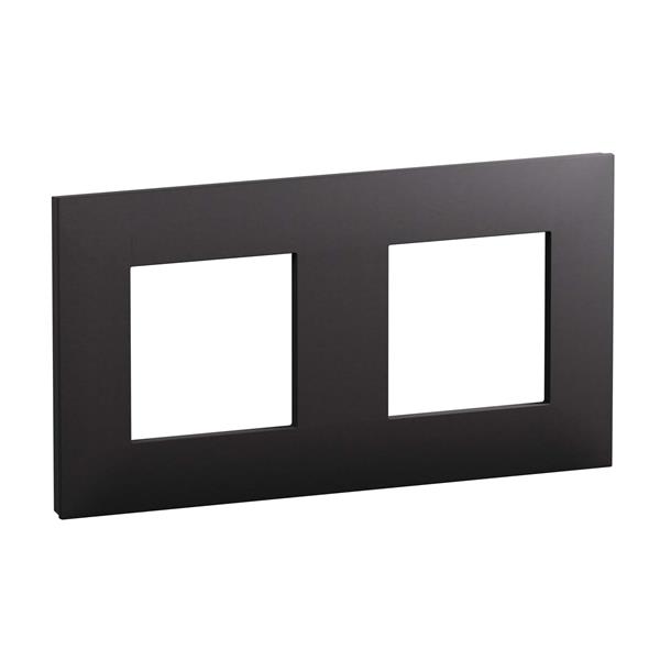 LEGRAND 741052L Placa embellecedora Valena Next 2 elementos, dark