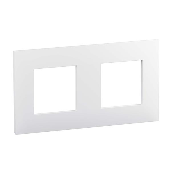 LEGRAND 741002L Placa embellecedora Valena Next de 2 elementos, blanco