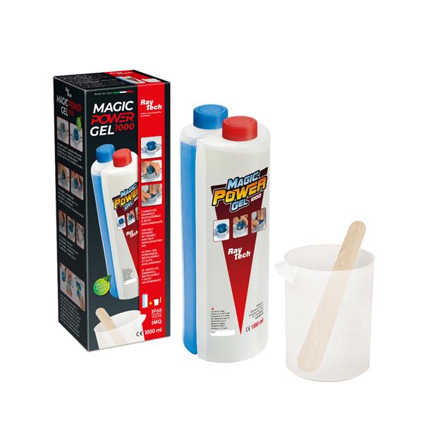 RAYTECH MAGICPOWER-GEL Gel aislante bicomponente MAGIC POWER GEL botella bicompartimentada 2x500cc