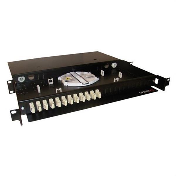 OPENETICS 50403 Kit caja distribuidora de fibra óptica extraíble 19" 1 U 24 LC dúplex
