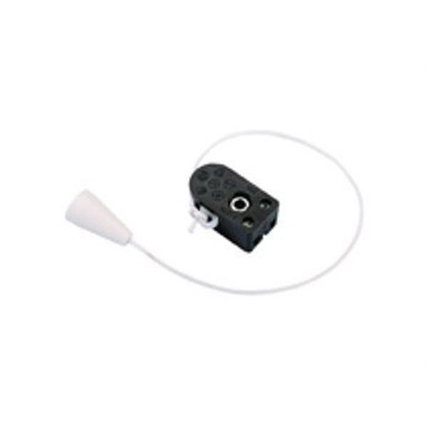FENOPLASTICA 413 N Interruptor tirador 2A 250V con tornillos botón blanco