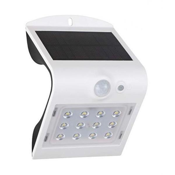 FENOPLASTICA 8501 B Aplique solar 1,5W 220lm 4000K ángulo de detección 120º blanco