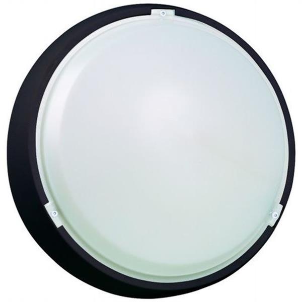 FENOPLASTICA 7760 G Aplique estanco redondo E-27 antivandálico 100W gris