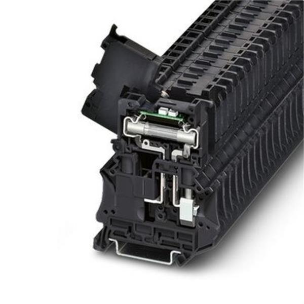 PHOENIX CONTACT 3046414 Borne de carril para fusible UT 6-HESILED 24 (6,3X32)