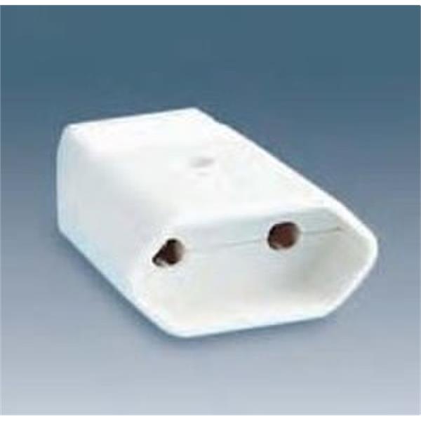SIMON 00165-31 Base enchufe móvil con dispositivo de seguridad 2P 10A 250V blanco