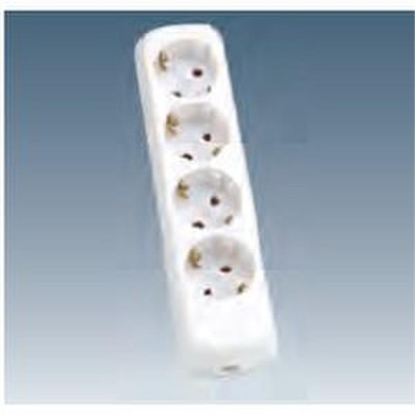 SIMON 10404-31 Base cuádruple TT lateral