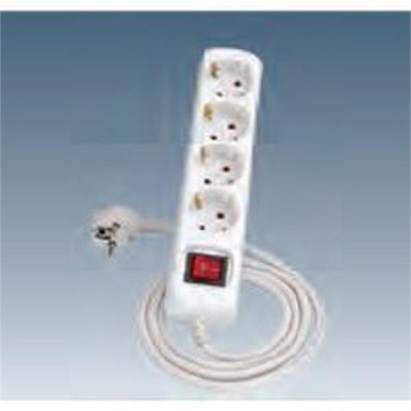 SIMON 10425-31 Base quíntuple TT lateral+conexión+interruptor