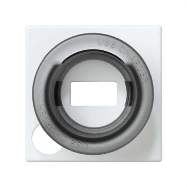 SIMON 27039-35 Tapa Simon 27 PLAY para toma cargador usb micro blanco