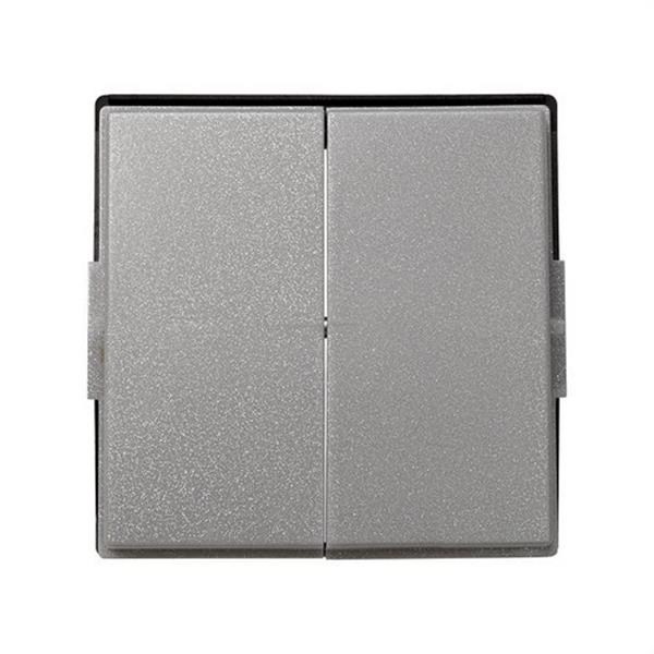SIMON 2705026-063 Tecla SIMON 27 SCUDO doble gris esmerilado