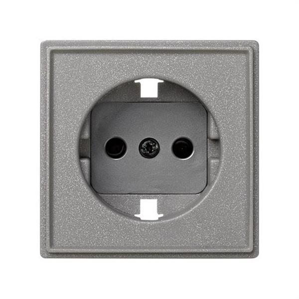 SIMON 2705041-063 Tapa enchufe SIMON 27 SCUDO gris esmerilado