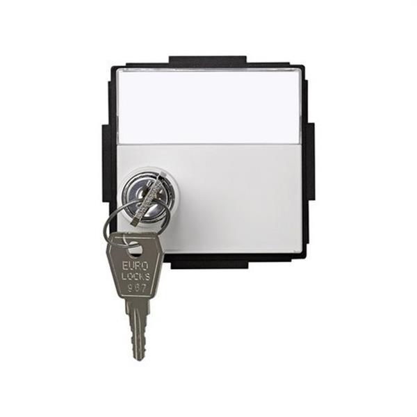 SIMON 2705091-030 Tapa SIMON 27 SCUDO con llave blanco