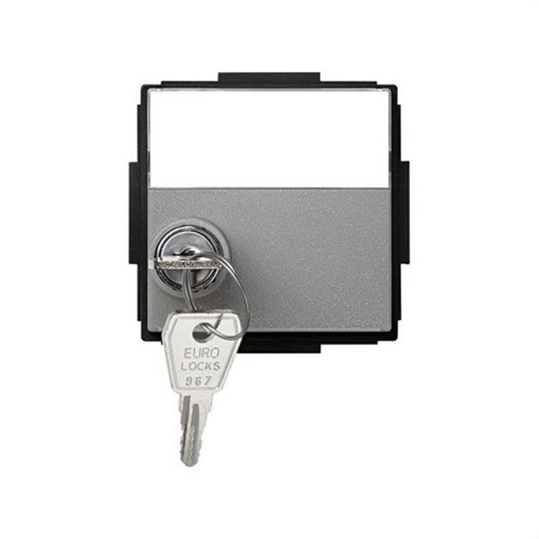SIMON 2705091-063 Tapa SIMON 27 SCUDO con llave gris esmerilado