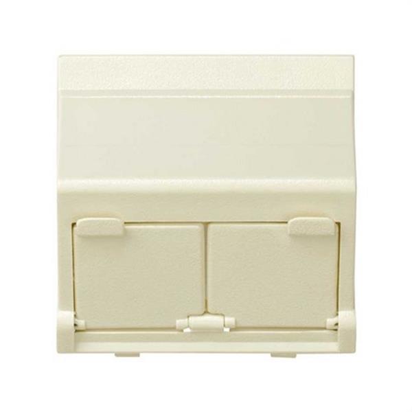 SIMON 27086-32 Base adaptadora universal SIMON 27 para conexiones informáticas marfil