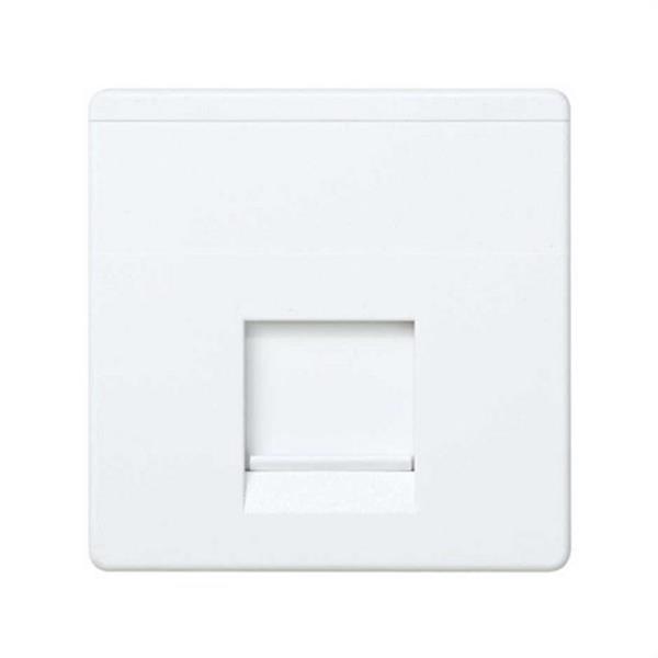 SIMON 27087-35 Tapa informática universal SIMON 27 módulo ancho blanco nieve