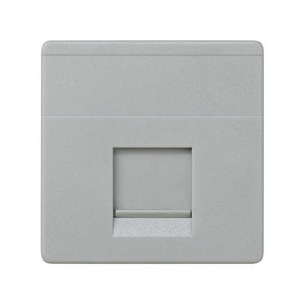 SIMON 27087-37 Tapa informática universal SIMON 27 módulo ancho gris