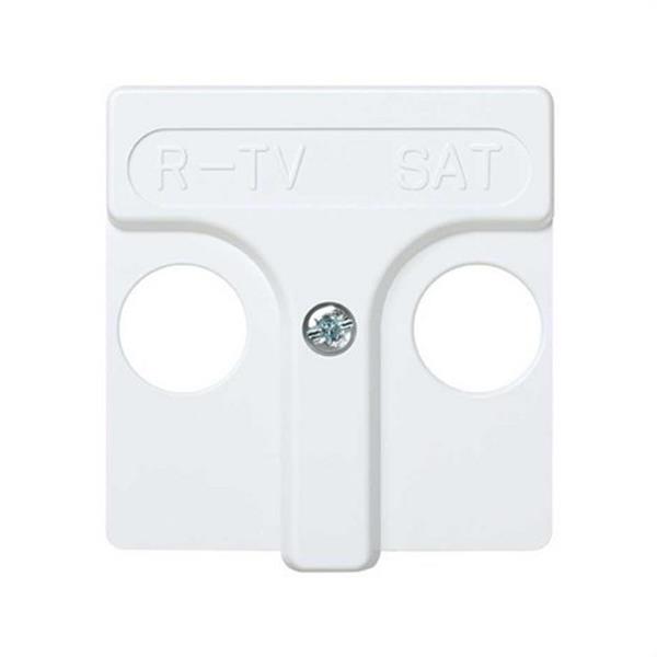 SIMON 27097-34 Tapa toma señal R-TV SIMON 27 blanco nieve