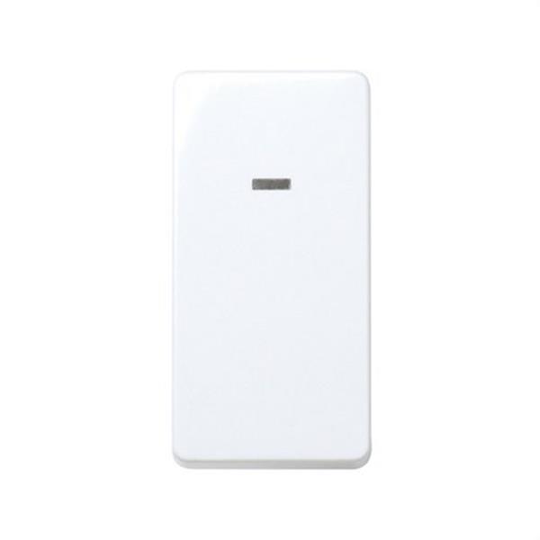 SIMON 27104-64 Interruptor SIMON 27 Play unipolar con luminoso estrecho blanco nieve