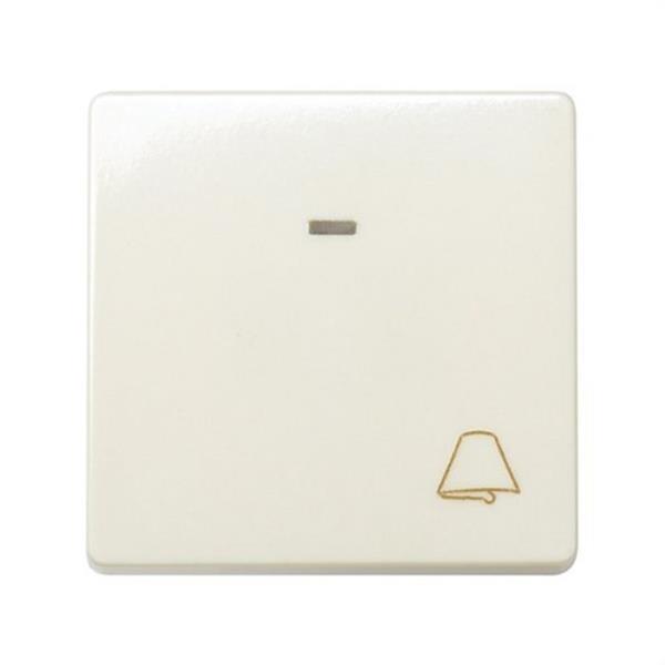 SIMON 27160-62 Pulsador SIMON 27 para grabado campana luminoso y módulo ancho marfil