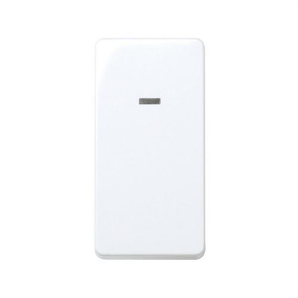 SIMON 27254-64 Conmutador de cruce SIMON 27 con luminoso estrecho blanco nieve
