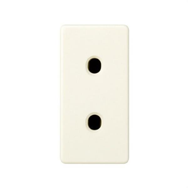 SIMON 27431-61 Base enchufe SIMON 27 bipolar estrecho sin TT 10/250 marfil