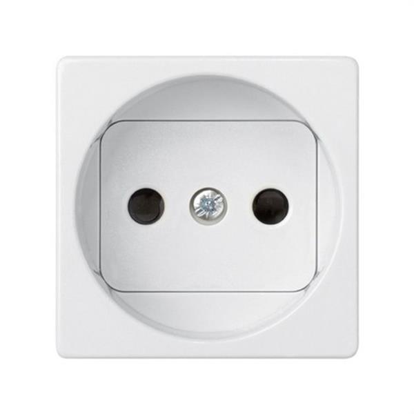 SIMON 27431-65 Enchufe SIMON 27 bipolar+seguridad blanco nieve