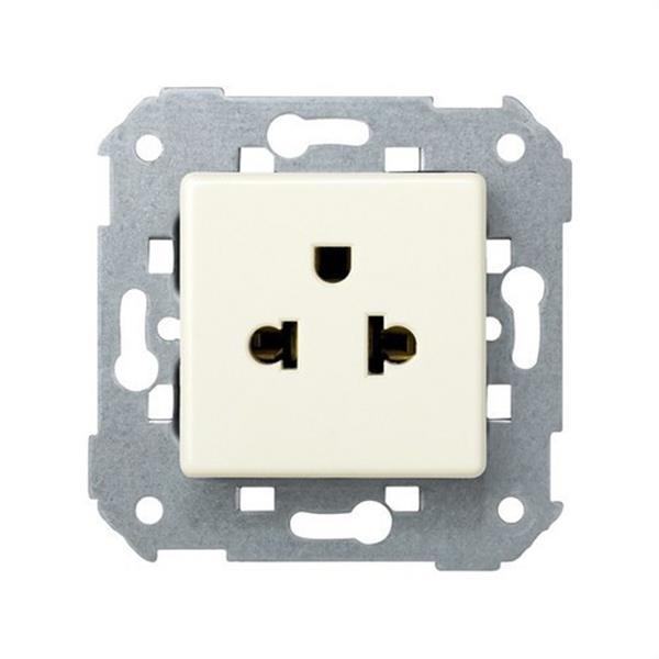 SIMON 27439-32 Enchufe SIMON 27 2P+TT mixta 15A 125V marfil