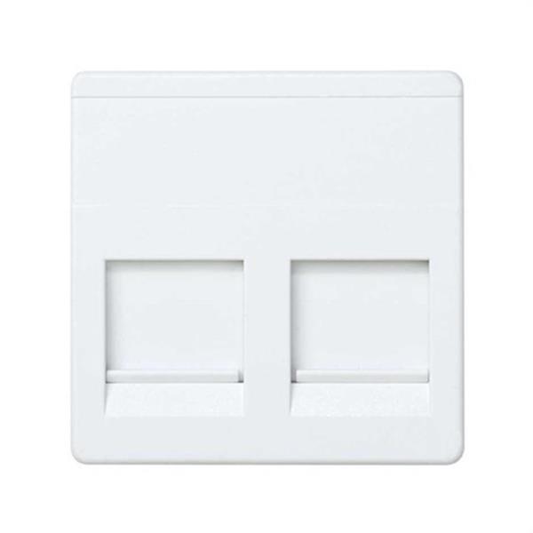 SIMON 27487-35 Adaptador 2 conectores RJ-AVAYA blanco nieve