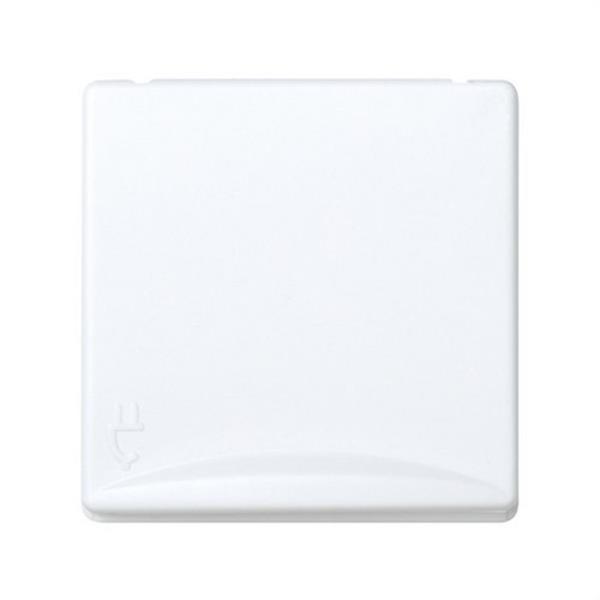 SIMON 27490-35 Base enchufe SIMON 27 2P+TT schuko con tapa blanco nieve