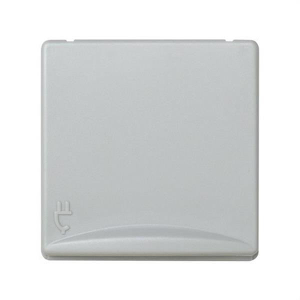 SIMON 27490-37 Base enchufe SIMON 27 2P+TT schuko con tapa gris