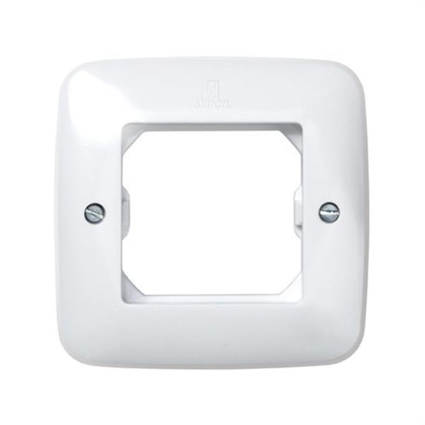 SIMON 27610-35 PLACA SIMON 27 CON 1 MÓDULO ANCHO Y GARRA BLANCO NIEVE