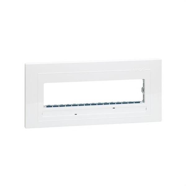 SIMON 27721-35 Placa SIMON 27 CENTRALIZACIONES con 1 fila blanco nieve