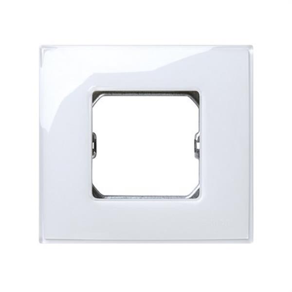 SIMON 27771-30 Placa SIMON 27 NEOS con 1 módulo ancho o 2 estrechos blanco