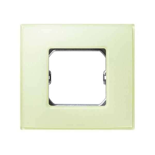 SIMON 27771-61 Placa Simon 27 con 1 elemento amarillo mate