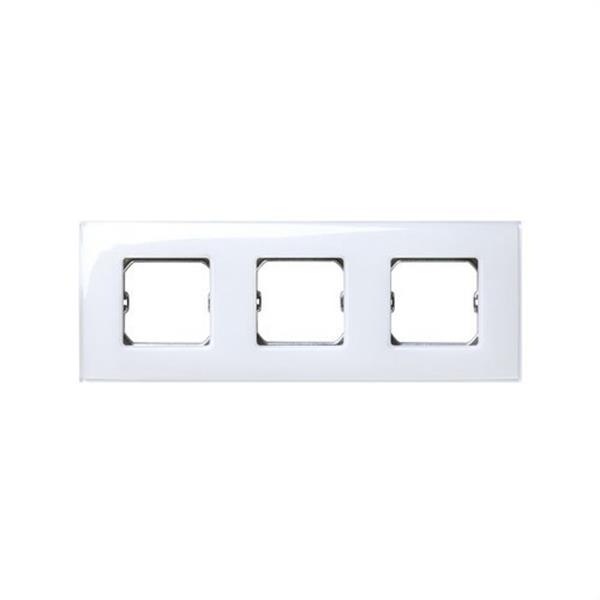 SIMON 27773-30 *PLACA SIMON 27 NEOS CON 3 MÓDULOS ANCHOS O 6 ESTRECHOS BLANCO