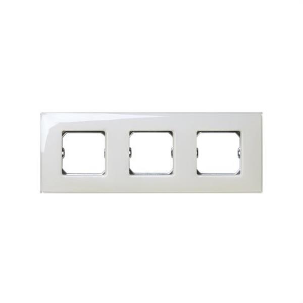 SIMON 27773-31 *PLACA SIMON 27 NEOS CON 3 MÓDULOS ANCHOS O 6 ESTRECHOS MARFIL